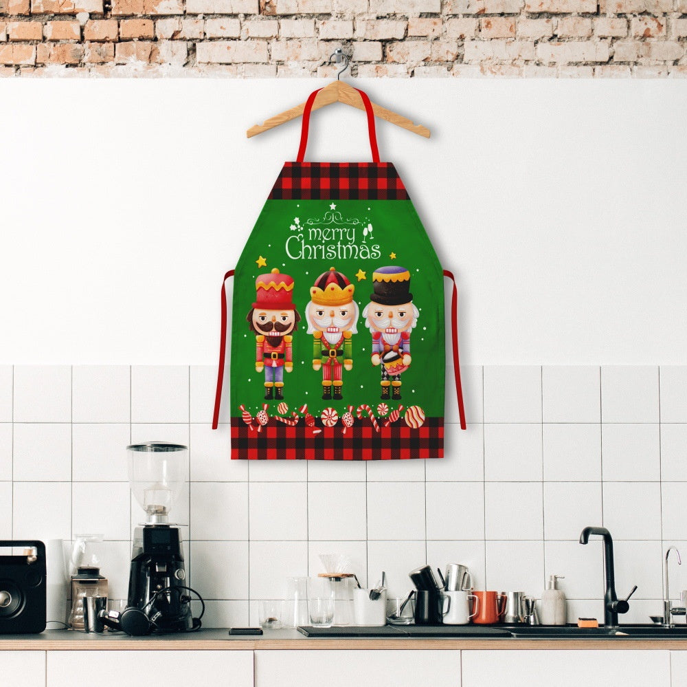 Christmas Apron Grinch Santa Style Home Kitchen Apron Christmas Supplies