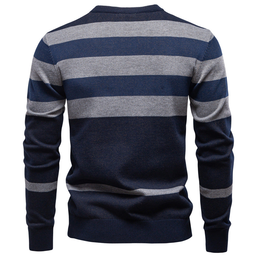 Men's round neck sweater