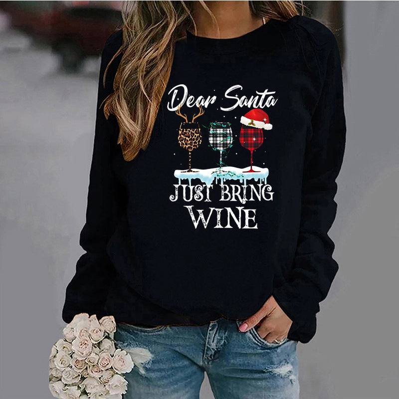 Women's Round Neck Sweatshirt New Arrival Christmas Foreign Trade