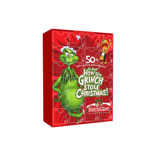 Green Sulley Grinch Blind Box Green Sulley Grinch Series 24 Box Christmas Cartoon Toy Blind Box