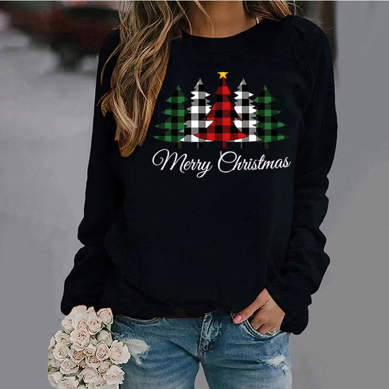 Women's Round Neck Sweatshirt New Arrival Christmas Foreign Trade