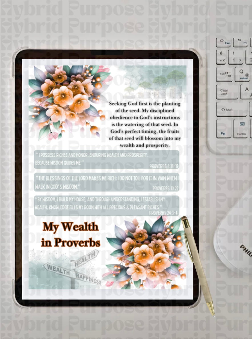 Deluxe** 31 Days of Wisdom & Wealth Proverbs Journal