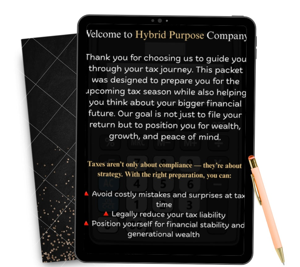 Tax Readiness & Advisory Guide