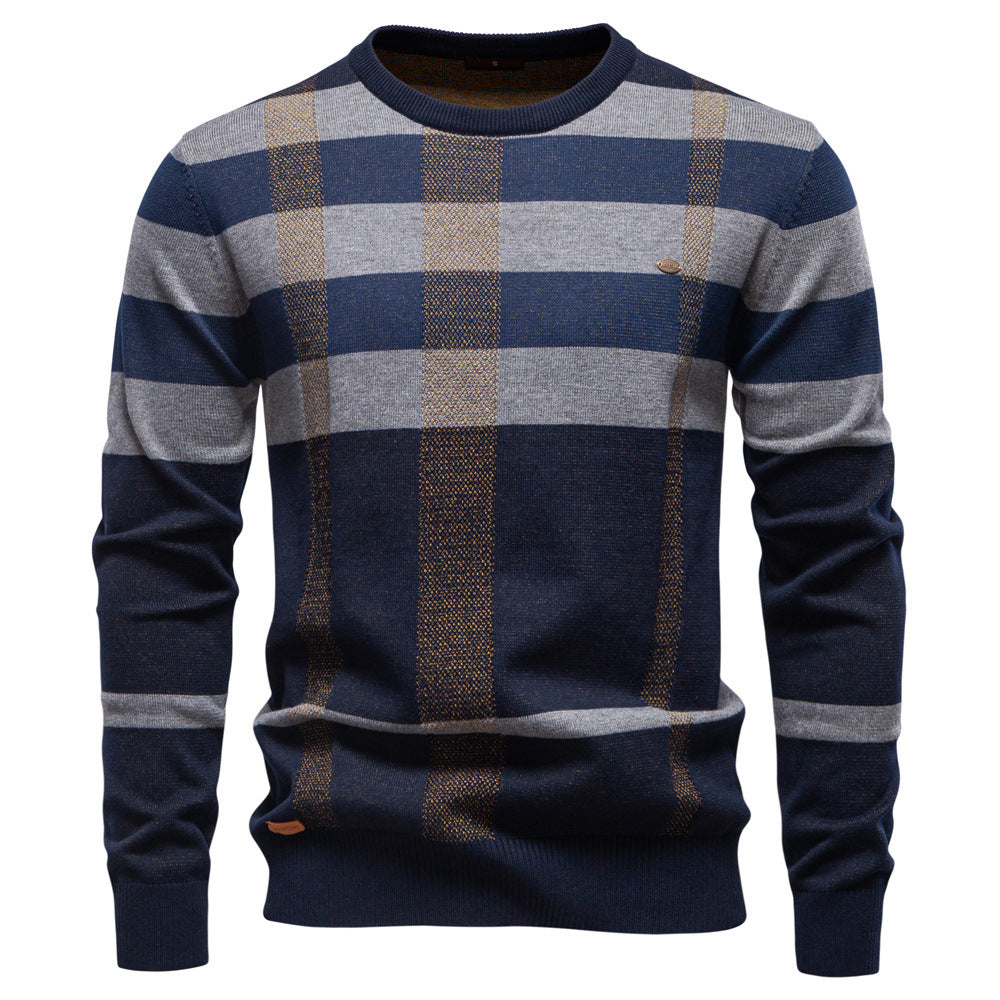 Men's round neck sweater