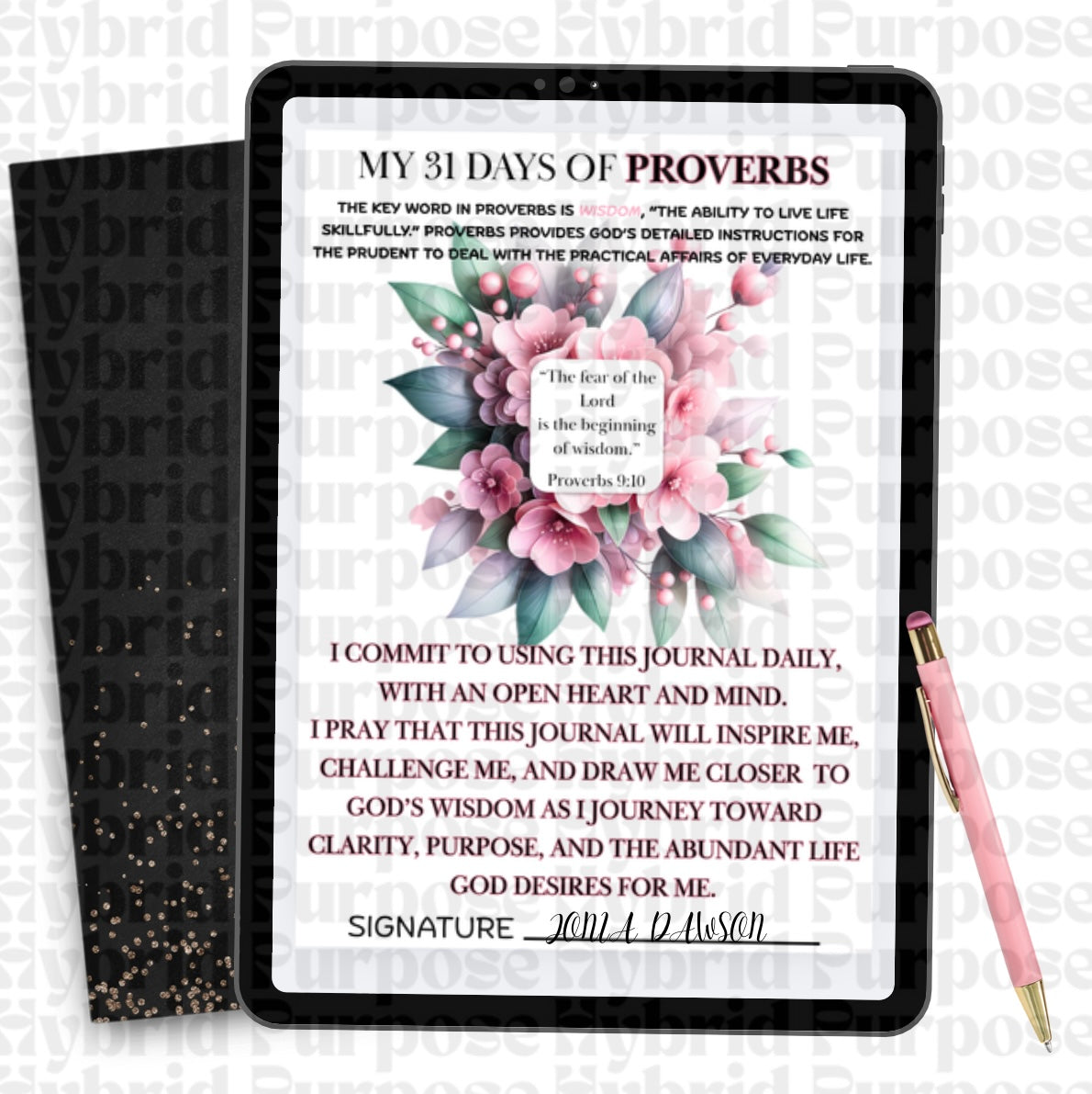Classic** 31 Days of Wisdom & Wealth Proverbs Journal