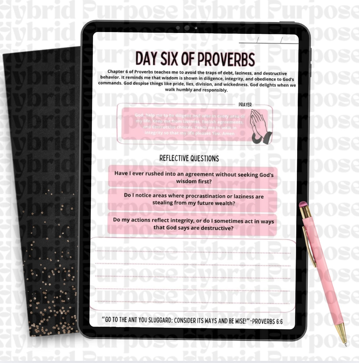 Classic** 31 Days of Wisdom & Wealth Proverbs Journal